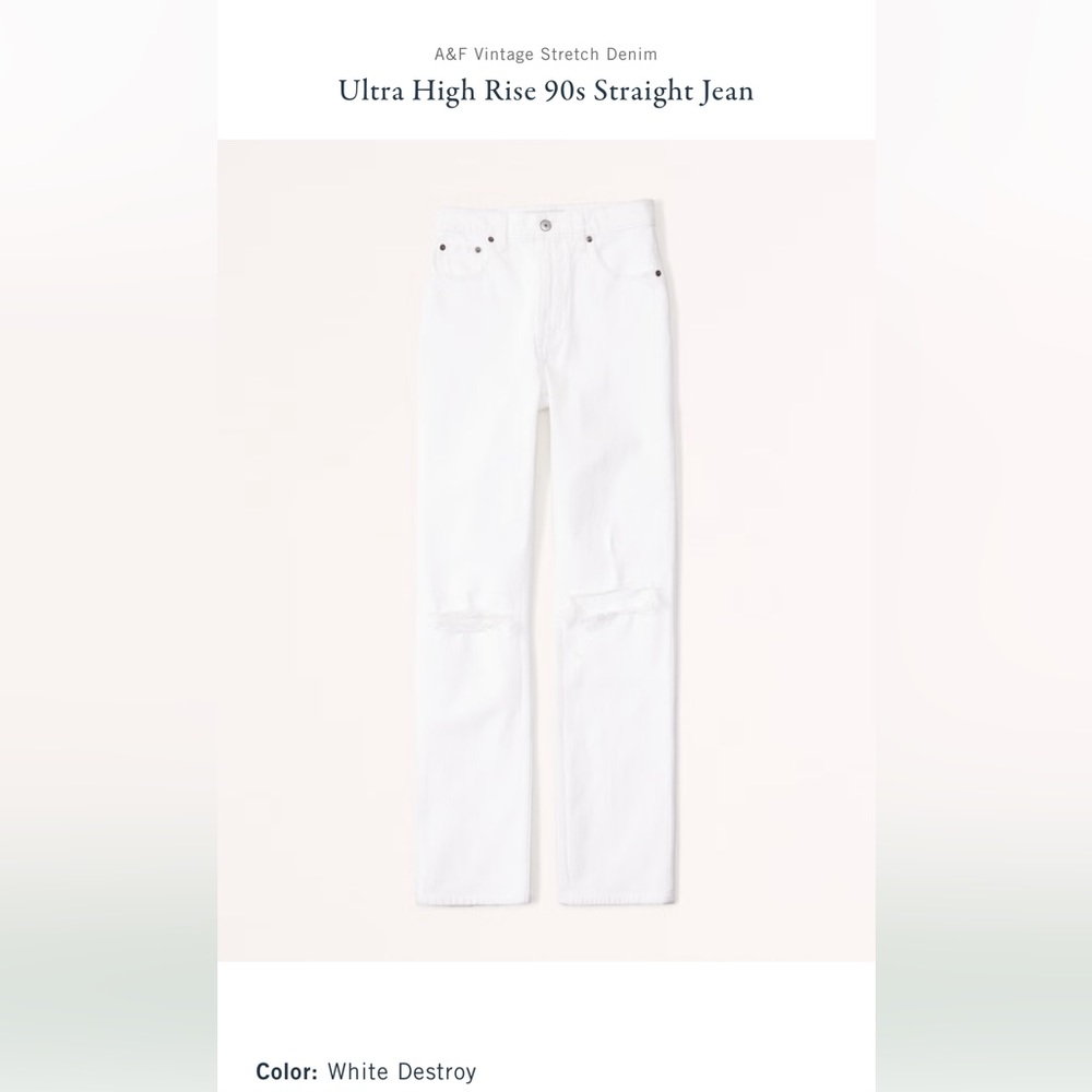 Women’s Ultra High Rise 90’s Straight Jean